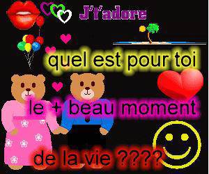 Qu'elle est ton plus beau sevenir???